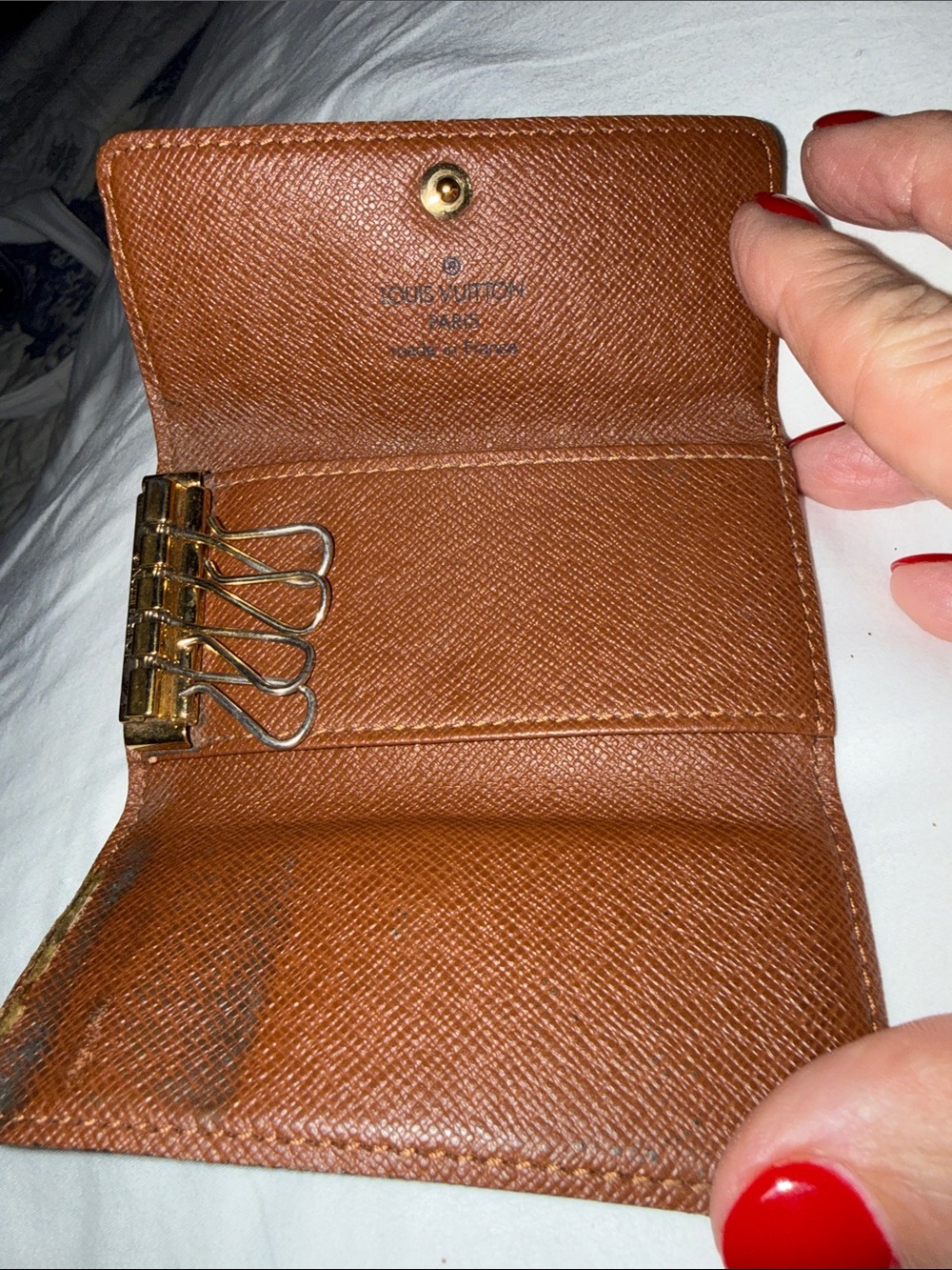LV Monogram Canvas Snap for keys. - Picture 3 of 4
